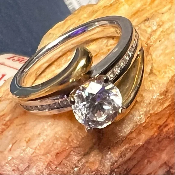 14K Gold 1.70ct Diamond & Sapphire? Ring - Picture 13 of 15